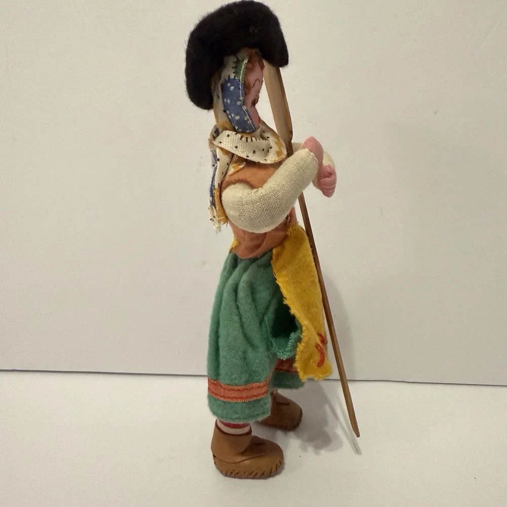 Portugal‎ Doll Zeca Lisbon Vintage 7.5 Inches Tall Cloth Doll